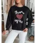 Damske trenirke DSTREET JUST LOVE YOU BY1472 ČRN