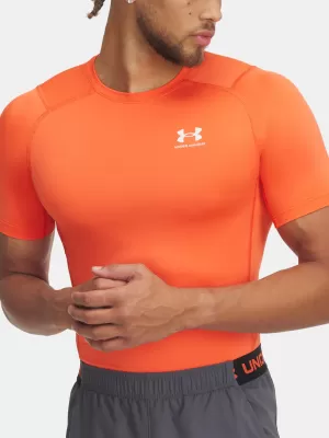 Moška majica s kratkimi rokavi UNDER ARMOUR HG ARMOUR COMP SS 1361518-847 ORANŽNA