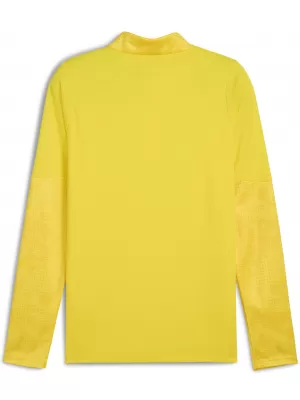 Moška jopica PUMA TEAMCUP TRAINING 1/4 ZIP TOP 659164_07 FASTER YELLOW/ HITREJE RUMENO/PUMA SREBRO
