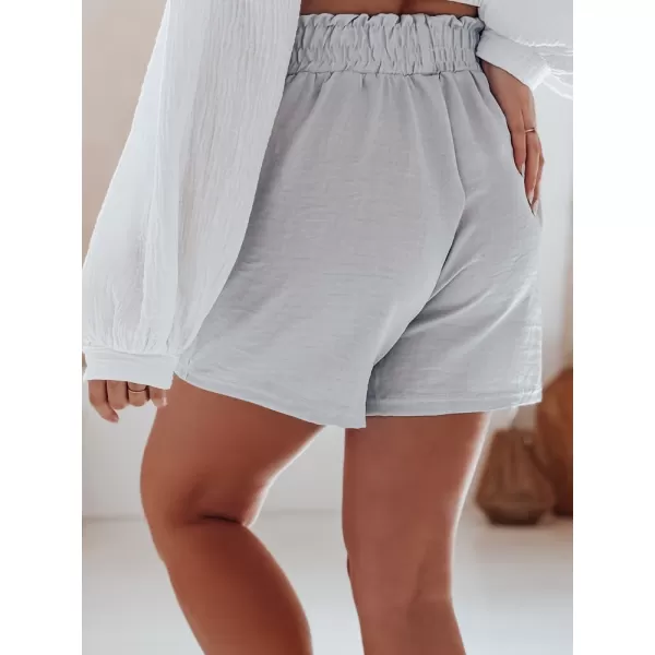  Ženske kratke hlače DSTREET OWN STYLE SY0454 SVETLO SIVA 