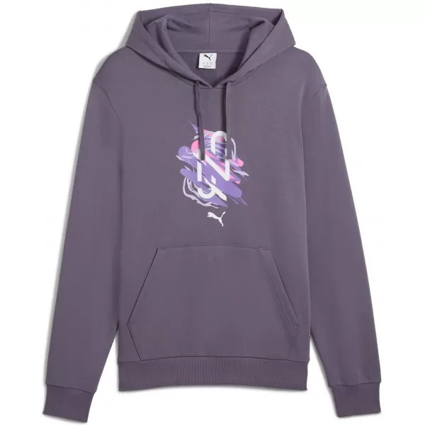  Moška jopica PUMA NEYMAR JR CREATIVITY HOODIE 660099_01 VIJOLIČNO OGLJE 