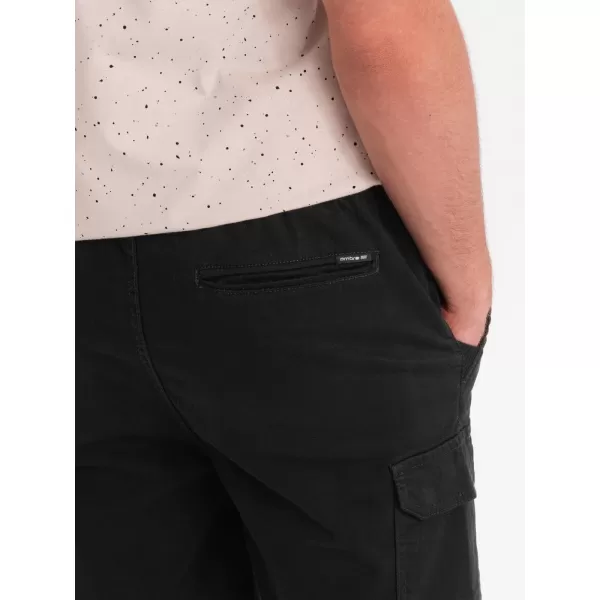 Kratke hlače OMBRE OM-SRCG-0190 ČRN 