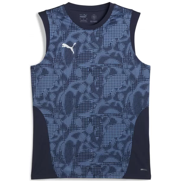  Moški dres PUMA TEAMCUP TRAINING SL JERSEY 659168_06 PUMA NAVY/PUMA SILVER 