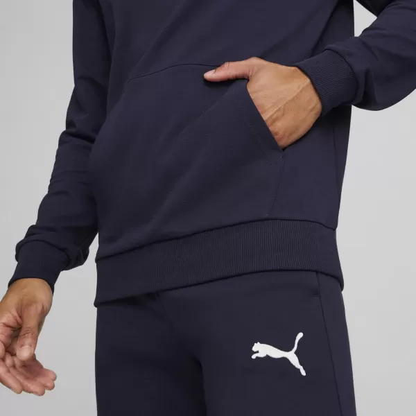  Moška jopica PUMA TEAMGOAL CASUALS HOODY 658618_06 PUMA NAVY/PUMA WHITE 