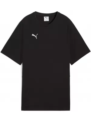 Srajca PUMA TEAMEVOSTRIPE TEE WMN 659959_03 PUMA ČRNA/PUMA SREBRO