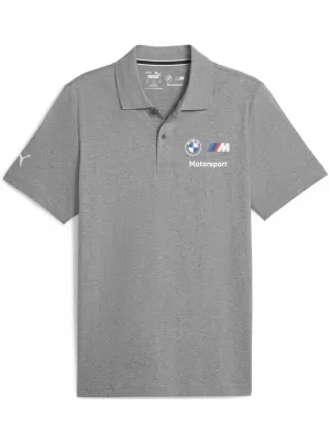 Moška T -majica z ovratnikom PUMA BMW MMS ESS POLO 621312_03 SREDNJA SIVA HEATHER