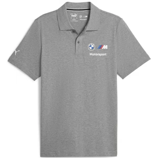  Moška T -majica z ovratnikom PUMA BMW MMS ESS POLO 621312_03 SREDNJA SIVA HEATHER 