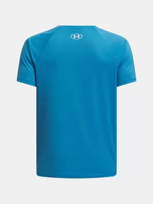 Fantovska majica s kratkimi rokavi UNDER ARMOUR TECH BIG LOGO SS 1363283-453 MODRA