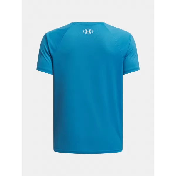  Fantovska majica s kratkimi rokavi UNDER ARMOUR TECH BIG LOGO SS 1363283-453 MODRA 