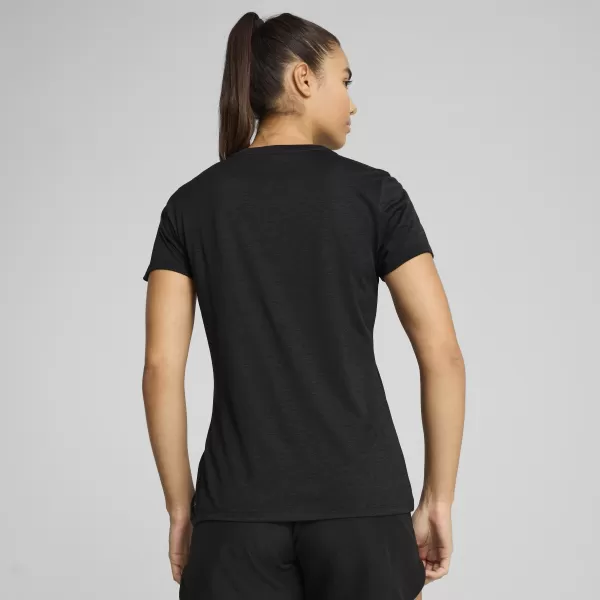  Srajca PUMA TAD ESSENTIAL W HEATHER TEE 525893_01 PUMA BLACK HEATHER 