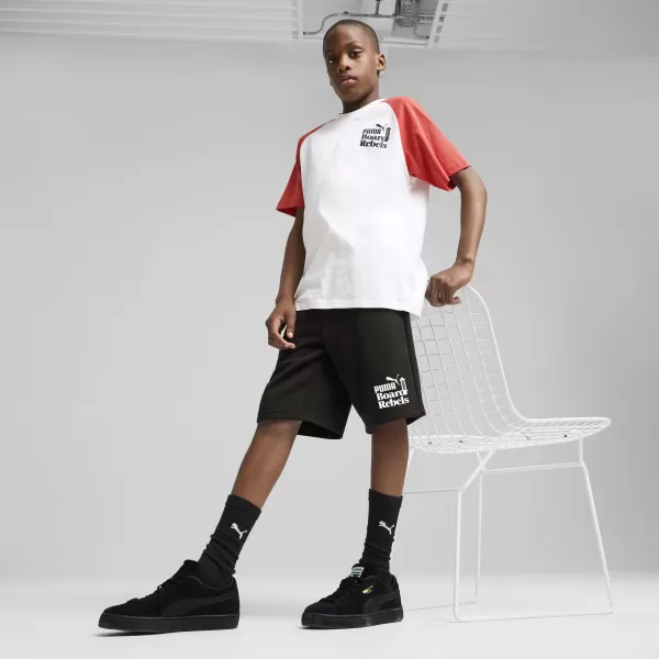  Kratke hlače PUMA MID90S LONG SHORTS 685151_01 PUMA ČRNA 