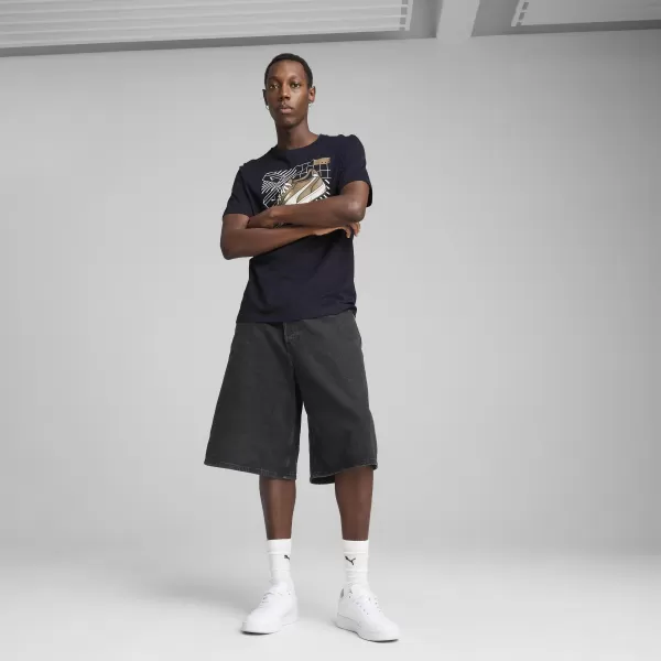  Srajca PUMA GRAPHICS SNEAKER TEE 684830_16 NOVA MORNARICA 