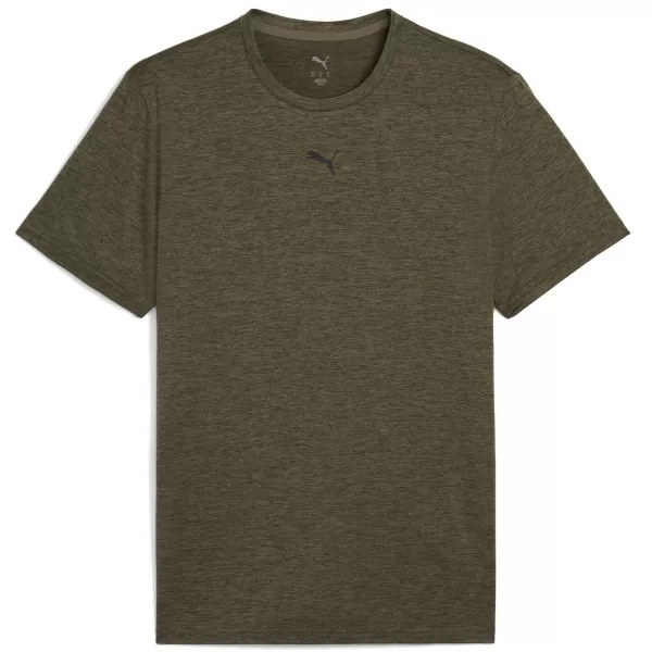  Srajca PUMA ESSENTIALS HEATHER CAT TEE 525920_81 LOBEN GREEN HEATHER 