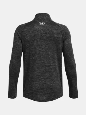 Fantovska majica s kratkimi rokavi UNDER ARMOUR TECH 2.0 1/2 ZIP 1363286-026 SIVA