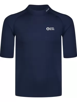 Moška majica z UV zaščito NORDBLANC MARINE NBSMF8089 MODRA