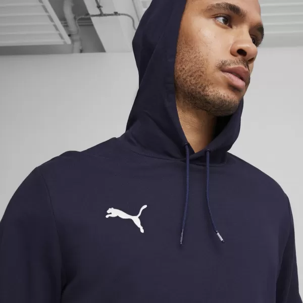  Moška jopica PUMA TEAMGOAL CASUALS HOODY 658618_06 PUMA NAVY/PUMA WHITE 