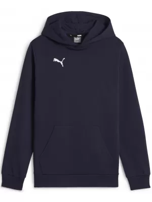 Otroška trenirka PUMA TEAMGOAL CASUALS HOODY JR 658619_06 PUMA NAVY/PUMA WHITE