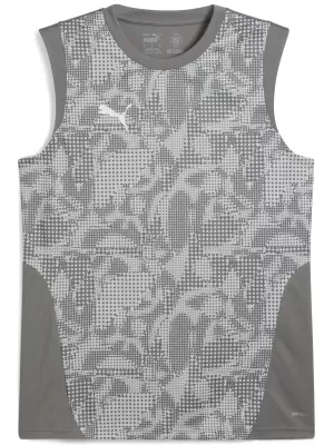Moški dres PUMA TEAMCUP TRAINING SL JERSEY 659168_13 FLAT MEDIUM GRAY/ RAVNO SREDNJE SIVA/PUMA SREBRO