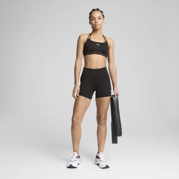  Damski nedrček PUMA MOVE STRAPPY BRA 526224_51 PUMA ČRNA/PUMA BELA 