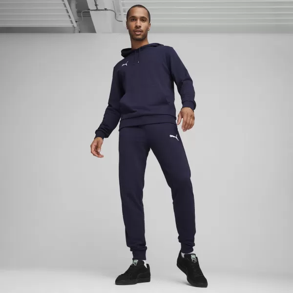  Moška jopica PUMA TEAMGOAL CASUALS HOODY 658618_06 PUMA NAVY/PUMA WHITE 