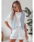 Ženske kratke hlače DSTREET OWN STYLE SY0456 BELA