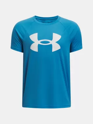 Fantovska majica s kratkimi rokavi UNDER ARMOUR TECH BIG LOGO SS 1363283-453 MODRA
