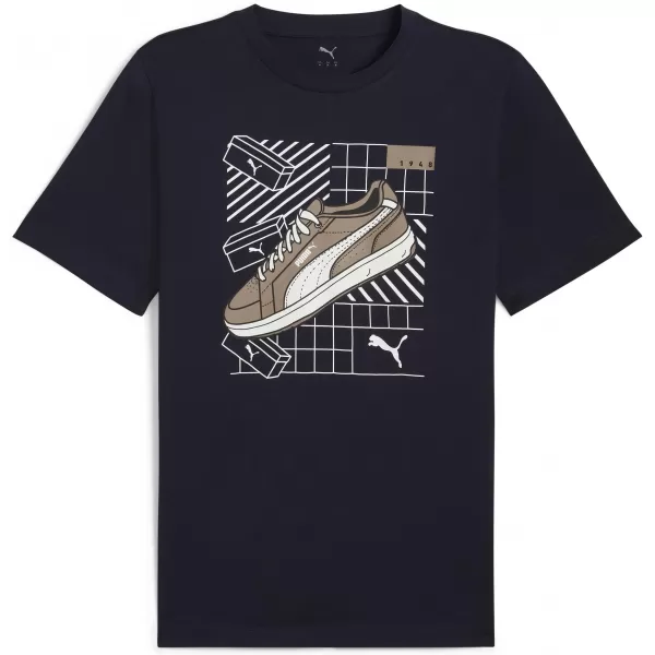  Srajca PUMA GRAPHICS SNEAKER TEE 684830_16 NOVA MORNARICA 