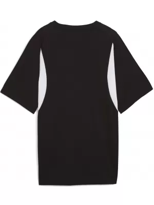 Srajca PUMA TEAMEVOSTRIPE TEE WMN 659959_03 PUMA ČRNA/PUMA SREBRO
