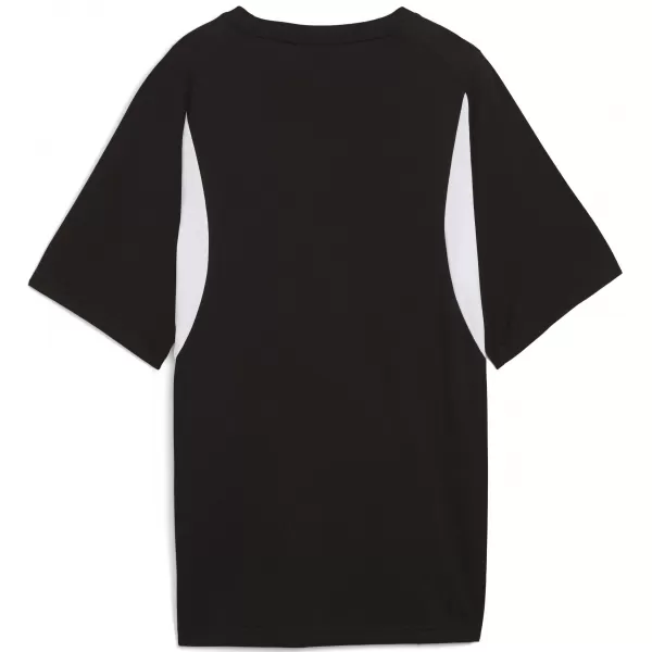  Srajca PUMA TEAMEVOSTRIPE TEE WMN 659959_03 PUMA ČRNA/PUMA SREBRO 