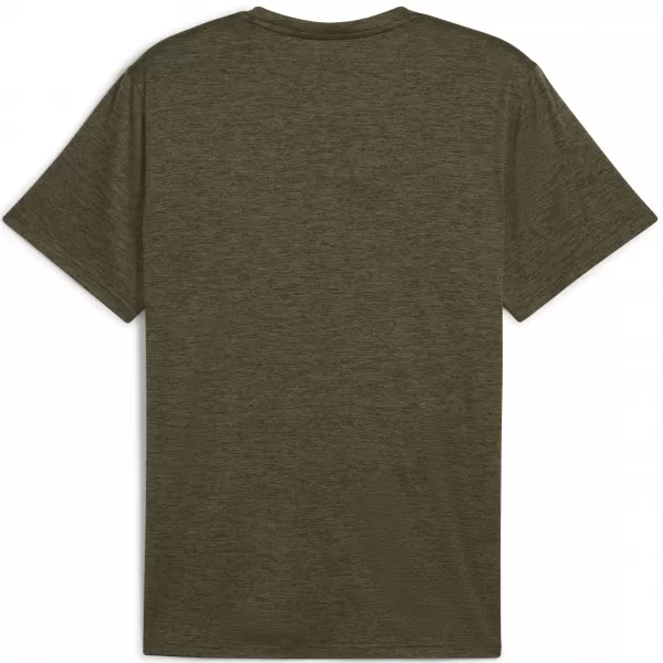  Srajca PUMA ESSENTIALS HEATHER CAT TEE 525920_81 LOBEN GREEN HEATHER 