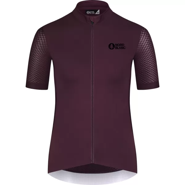  Ženski kolesarski dres NORDBLANC MILE NBSLF8216 TEMNO VIJOLIČNA 