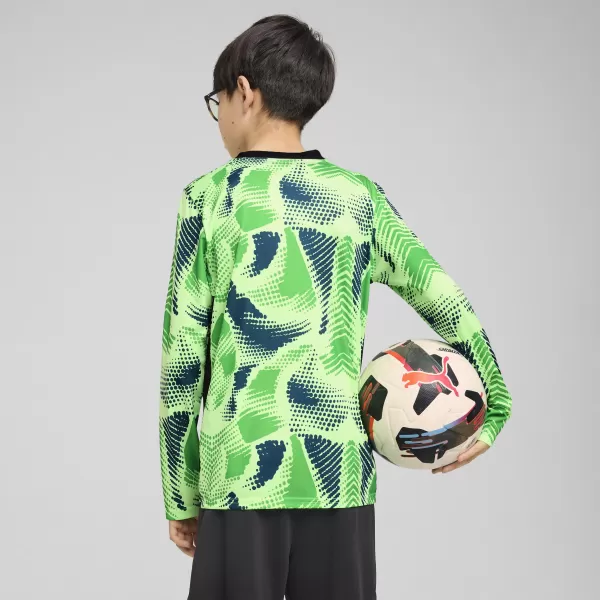  Otroški dres PUMA TEAMTARGET GK LS JERSEY JR 706521_20 FIZZY LIME / FIZZY LIME / PUMA ČRNA 