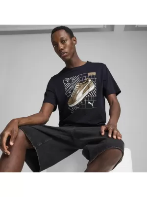 Srajca PUMA GRAPHICS SNEAKER TEE 684830_16 NOVA MORNARICA