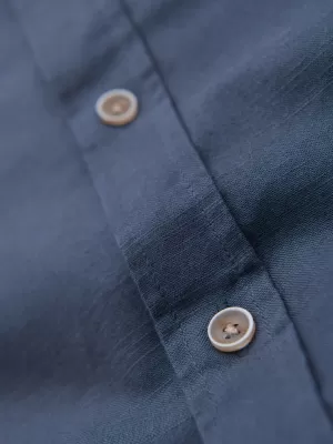 Srajca OMBRE OM-SHCS-0134 MODRO