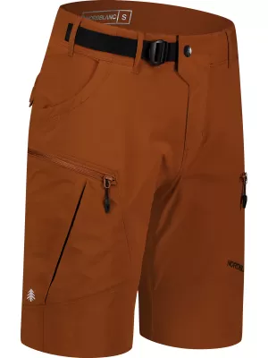 Moške kratke hlače za prosti čas NORBLANC PRECIPICE NBSPM8192 BROWN Nordblanc