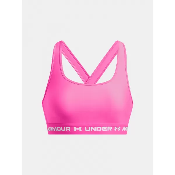  Ženski nedrček UNDER ARMOUR CROSSBACK MID BRA 1361034-656 ROZA 