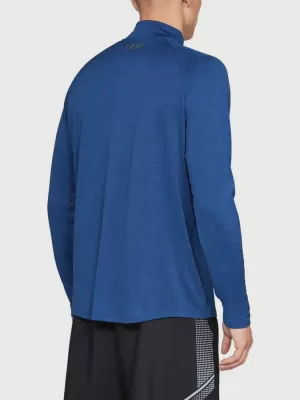 Moška majica s kratkimi rokavi UNDER ARMOUR TECH 1/2 ZIP 2.0 1328495-400 MODRA