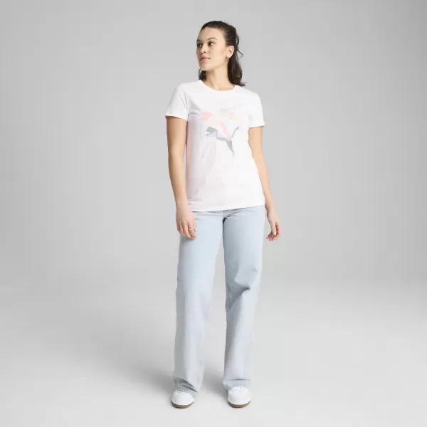  Srajca PUMA GRAPHICS BRANDED LEAF TEE 685082_02 PUMA BELA 