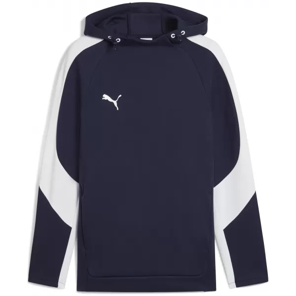  Moška jopica PUMA TEAMEVOSTRIPE HOODY 659954_06 PUMA NAVY/PUMA SILVER 