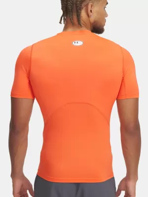 Moška majica s kratkimi rokavi UNDER ARMOUR HG ARMOUR COMP SS 1361518-847 ORANŽNA