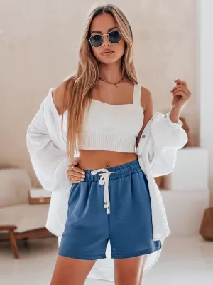Ženske kratke hlače DSTREET HOT VIBE SY0440 MODRO
