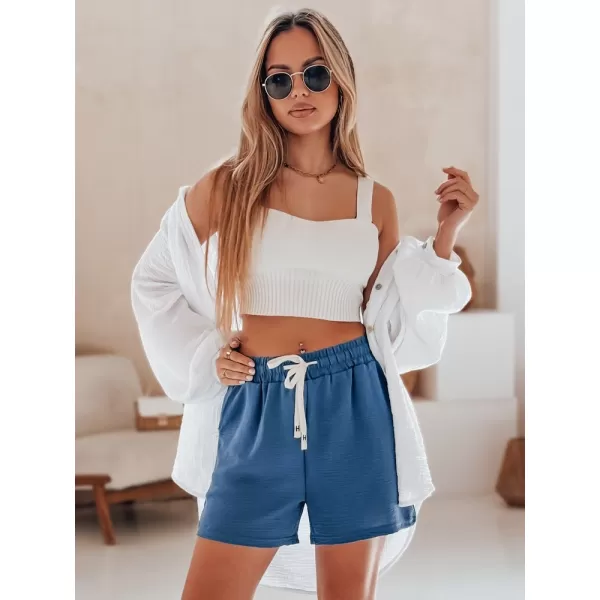  Ženske kratke hlače DSTREET HOT VIBE SY0440 MODRO 
