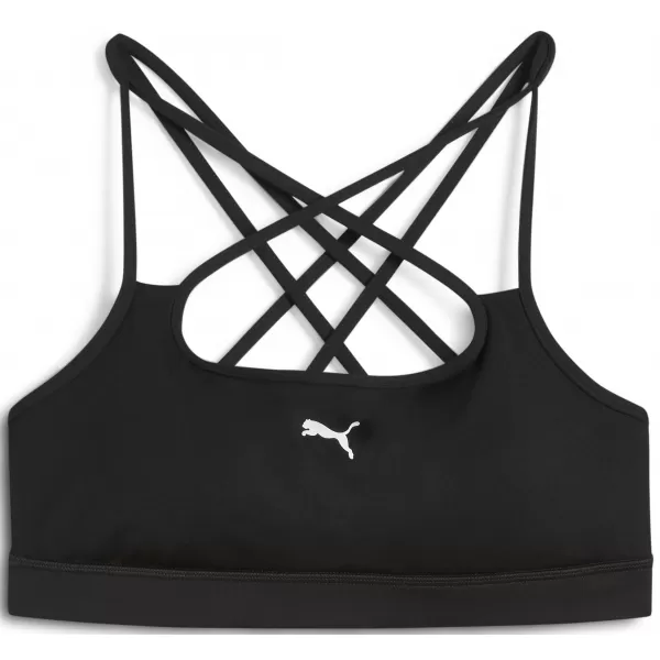  Damski nedrček PUMA MOVE STRAPPY BRA 526224_51 PUMA ČRNA/PUMA BELA 