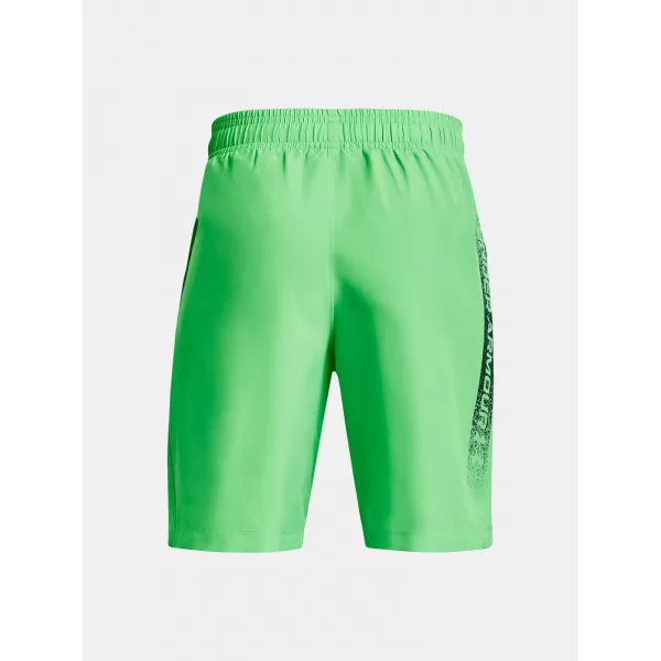  Fantovske kratke hlače UNDER ARMOUR WOVEN GRAPHIC SHORTS 1370178-316 ZELENA 