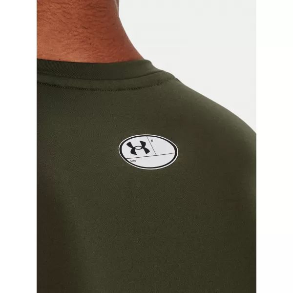  Moška majica s kratkimi rokavi UNDER ARMOUR HG ARMOUR COMP SS 1361518-390 ZELENA 