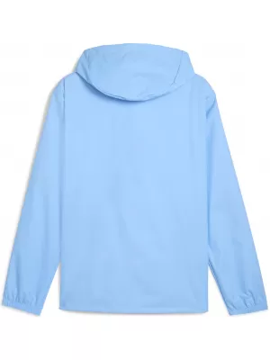 Windbreaker PUMA TEAMADDITIONS ALLWEATHER JKT 659169_18 TEAM LIGHT BLUE/ TEAM LIGHT BLUE/PUMA SILVER