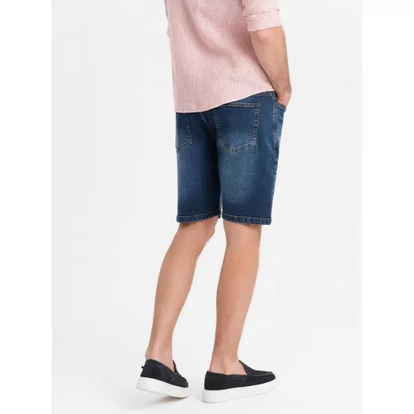  Kratke hlače OMBRE OM-SRDS-0171 TEMNO MODRA 