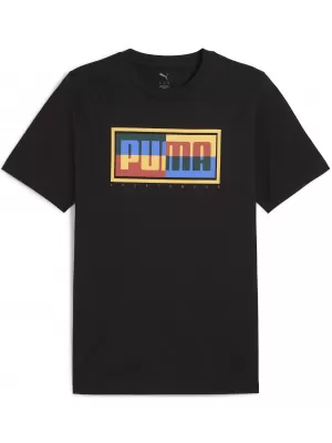 Srajca PUMA GRAPHICS BOX TEE 684827_01 PUMA ČRNA