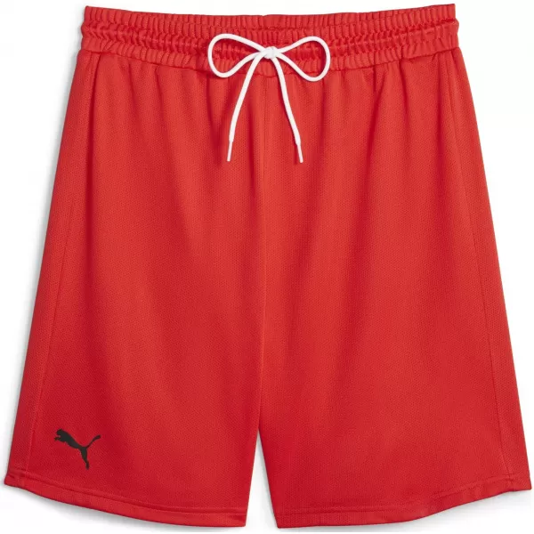  Kratke hlače PUMA HOOPS TEAM PRACTICE SHORT 676641_03 PUMA RDEČA 