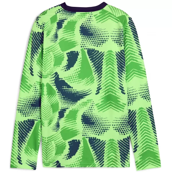  Otroški dres PUMA TEAMTARGET GK LS JERSEY JR 706521_20 FIZZY LIME / FIZZY LIME / PUMA ČRNA 
